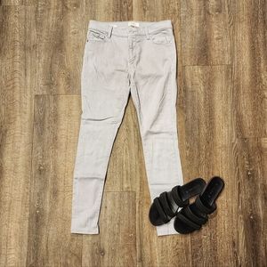 Loft High Rise Light Grey Legging Pant